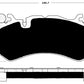 Porterfield Brake Pads for 2006 MERCEDES-BENZ SL55 AMG w/6piston Front Caliper