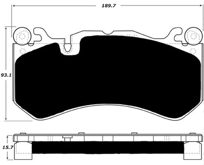Porterfield Brake Pads for 2015 MERCEDES-BENZ G63 AMG