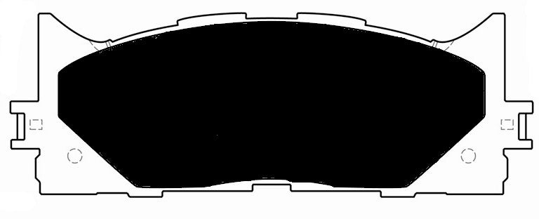 Porterfield Brake Pads for 2011 TOYOTA CAMRY