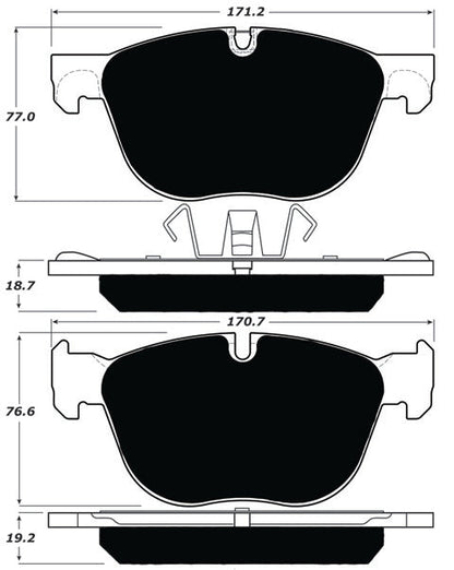 Porterfield Brake Pads for 2012 BMW X5 xDrive 35i