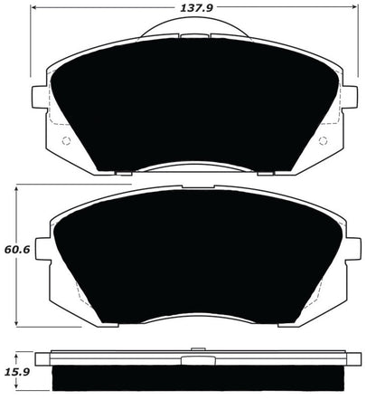 Porterfield Brake Pads for 2014 HYUNDAI TUCSON AWD