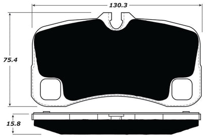 Porterfield Brake Pads for 2009 PORSCHE 911 GT3 w/Iron Discs