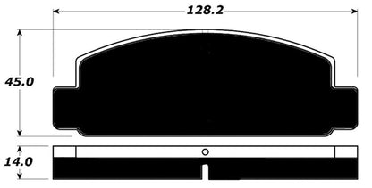 Porterfield Brake Pads for 1989 MAZDA RX 7 w/Solid Rear Disc