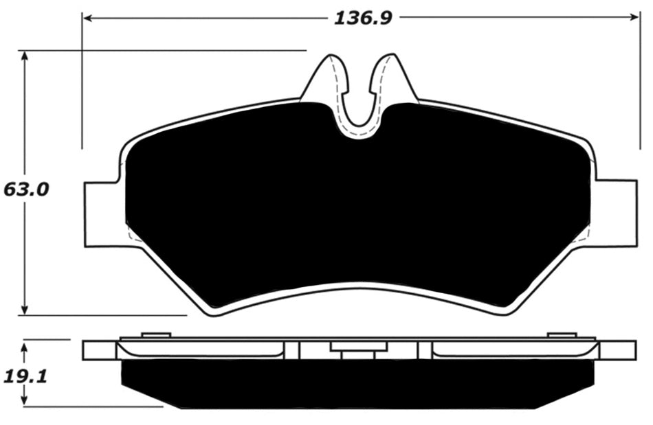 Porterfield Brake Pads for 2013 FREIGHTLINER SPRINTER 3500