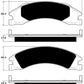 Porterfield Brake Pads for 2009 FORD E150, ECONOLINE