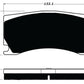 Porterfield Brake Pads for 2014 JAGUAR XKR w/Alcon Brake Pkg.