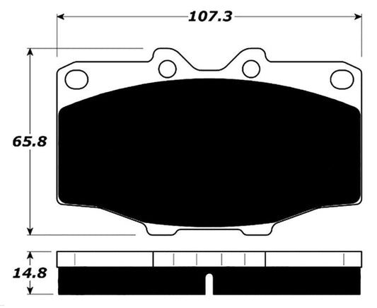 Porterfield Brake Pads for 1982 TOYOTA LANDCRUISER