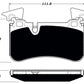 Porterfield Brake Pads for 2011 MERCEDES-BENZ CLS63 AMG - w/Iron Discs