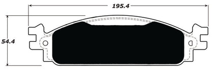 Porterfield Brake Pads for 2009 LINCOLN MKS