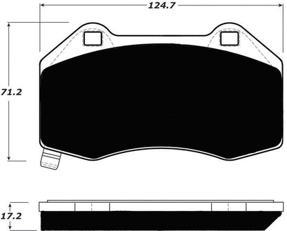 Porterfield Brake Pads for 2009 CHEVROLET HHR SS Perf Pkg w/Brembo Cal.