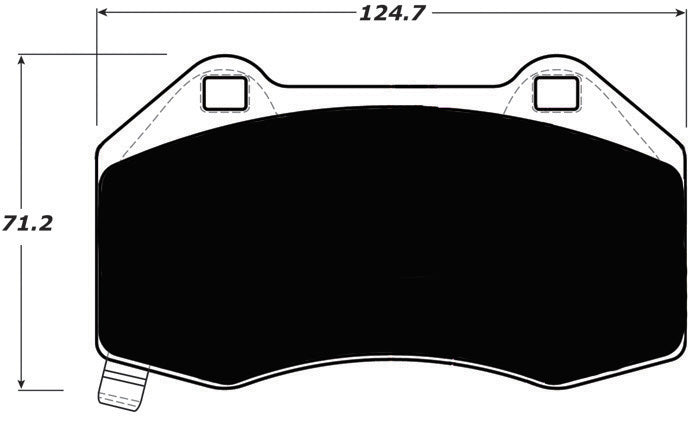 Porterfield Brake Pads for 2018 FIAT Spider w/Brembo