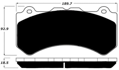 Porterfield Brake Pads for 2011 NISSAN GTR