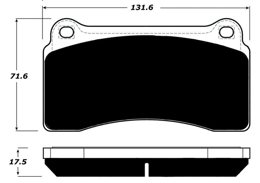 Porterfield Brake Pads for 2011 NISSAN GTR