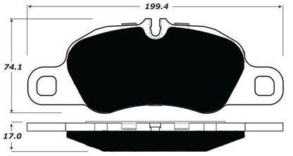 Porterfield Brake Pads for 2014 PORSCHE Boxster