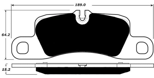 Porterfield Brake Pads for 2012 PORSCHE CAYENNE Ceramic Discs