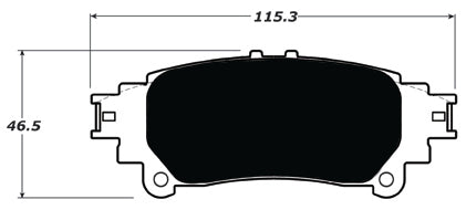 Porterfield Brake Pads for 2016 LEXUS RC200T