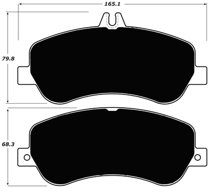 Porterfield Brake Pads for 2012 MERCEDES-BENZ GLK350