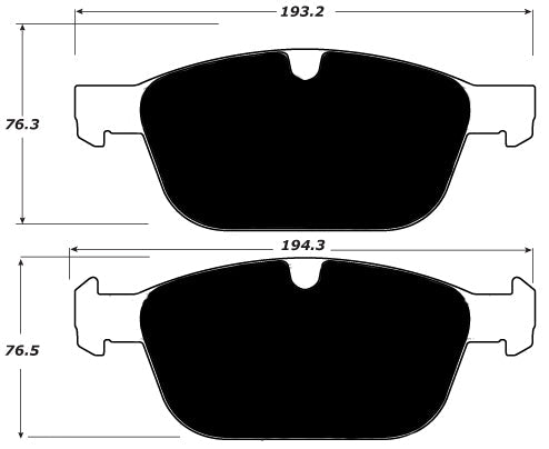 Porterfield Brake Pads for 2014 VOLVO XC60