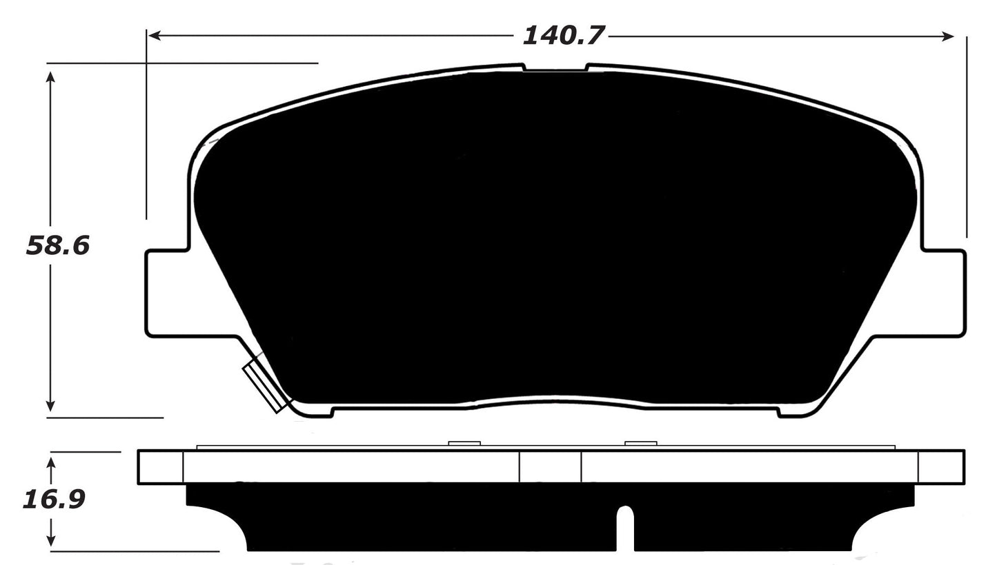Porterfield Brake Pads for 2013 KIA Optima 2.0L Turbo w/EPB