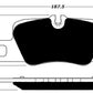 Porterfield Brake Pads for 2016 PORSCHE PANAMERA GTS