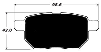 Porterfield Brake Pads for 2010 TOYOTA PRIUS