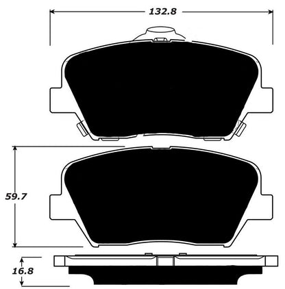 Porterfield Brake Pads for 2012 HYUNDAI AZERA