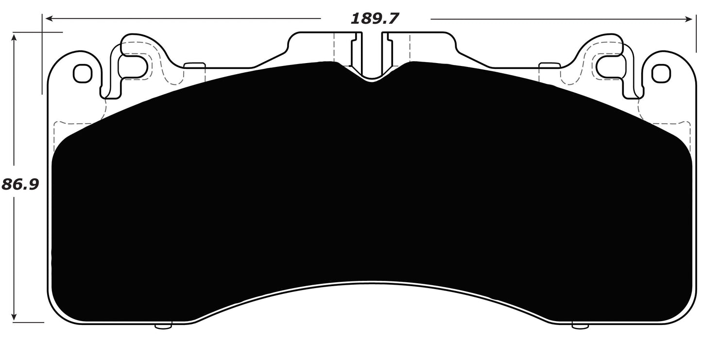 Porterfield Brake Pads for 2016 LEXUS GS F