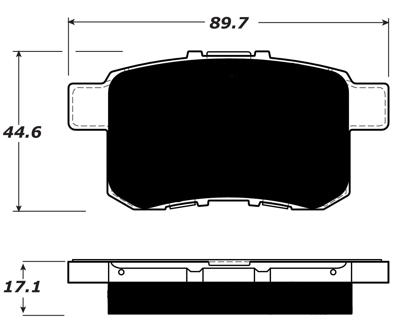 Porterfield Brake Pads for 2017 HONDA ACCORD Sedan Hybrid