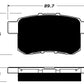 Porterfield Brake Pads for 2012 ACURA TSX