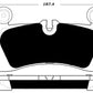 Porterfield Brake Pads for 2014 PORSCHE 911 Carrera w/ Iron Discs