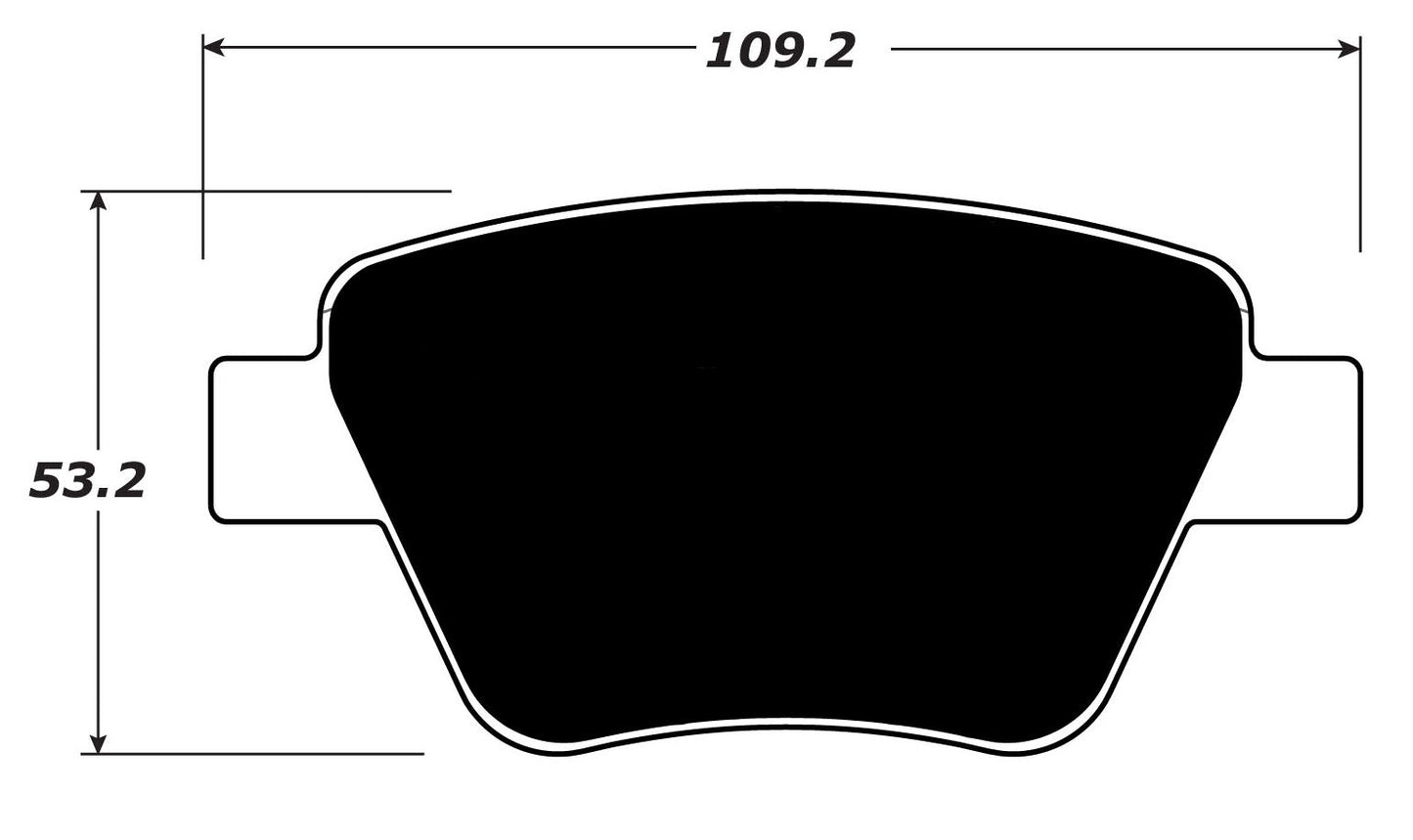 Porterfield Brake Pads for 2011 VOLKSWAGEN EOS