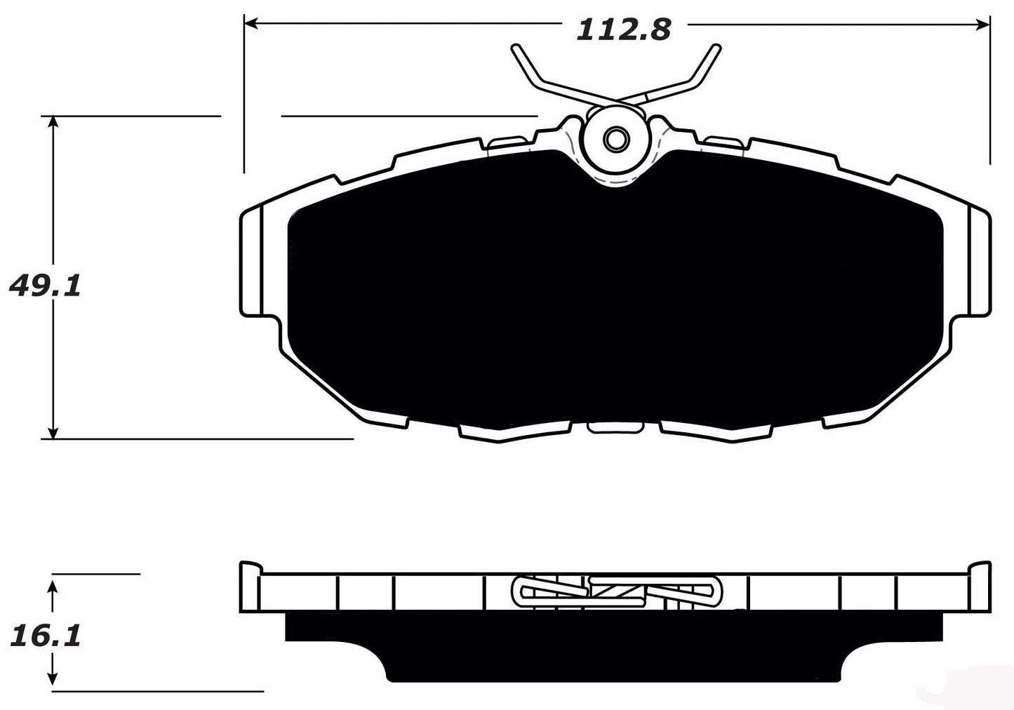 Porterfield Brake Pads for 2013 FORD MUSTANG Boss 302