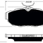 Porterfield Brake Pads for 2013 FORD MUSTANG Boss 302