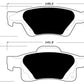 Porterfield Brake Pads for 2011 DODGE DURANGO