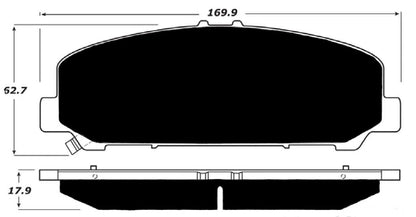 Porterfield Brake Pads for 2017 NISSAN ARMADA
