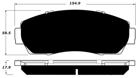 Porterfield Brake Pads for 2015 HONDA ACCORD Crosstour
