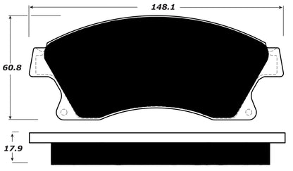 Porterfield Brake Pads for 2016 CHEVROLET SONIC
