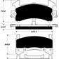 Porterfield Brake Pads for 1990 CHEVROLET S-10 PICKUP 4WD