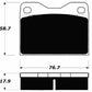 Porterfield Brake Pads for 1974 AUDI 100
