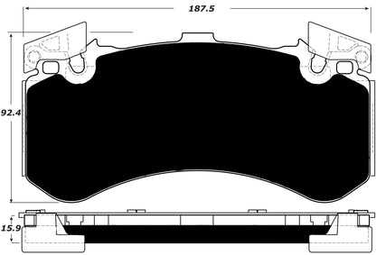 Porterfield Brake Pads for 2017 AUDI A7/A7 Quattro - Iron Discs w/400mm Front Discs