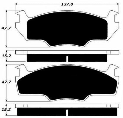 Porterfield Brake Pads for 1984 VOLKSWAGEN RABBIT GTi