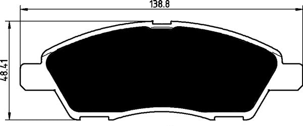 Porterfield Brake Pads for 2017 NISSAN VERSA