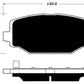 Porterfield Brake Pads for 2015 DODGE JOURNEY