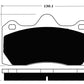 Porterfield Brake Pads for 2010 LOTUS EVORA