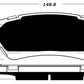 Porterfield Brake Pads for 2013 FORD F150 4WD