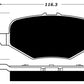 Porterfield Brake Pads for 2016 LINCOLN MKS