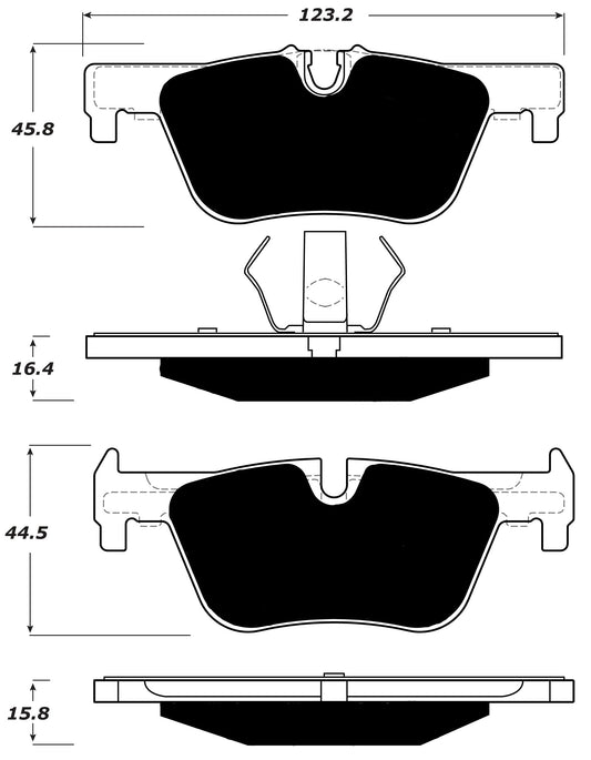 Porterfield Brake Pads for 2013 BMW 328i xDrive (E90/E91/E92)