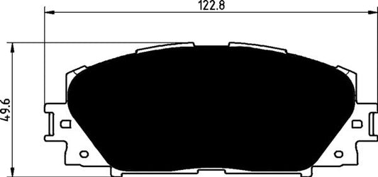 Porterfield Brake Pads for 2016 TOYOTA YARIS