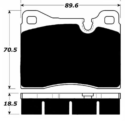 Porterfield Brake Pads for 1977 BMW 730i