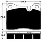 Porterfield Brake Pads for 1987 BMW M6 - w/ Iron Discs